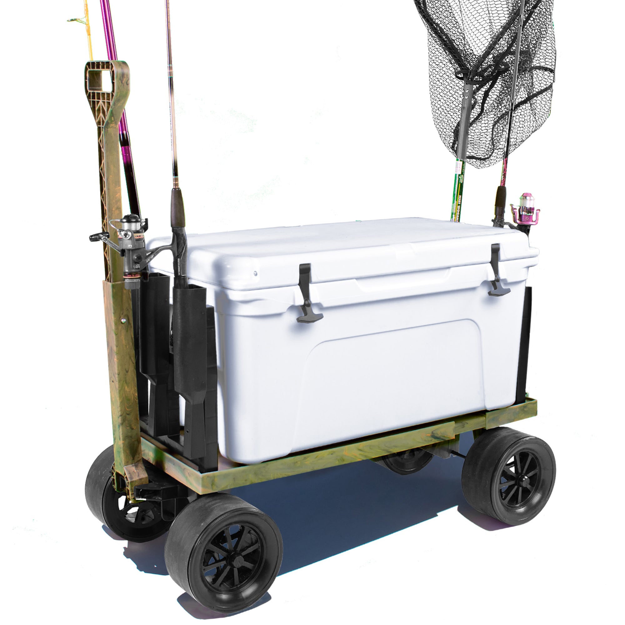 Cooler cart with fashion wheels