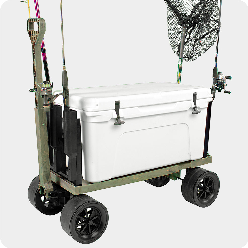 Camo Fishing Cart & Cooler Wheels – Mighty Max Carts - USA Outdoor  Recreational Carts
