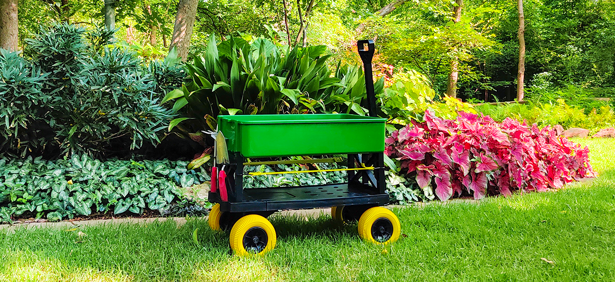outdoor garden yard cart