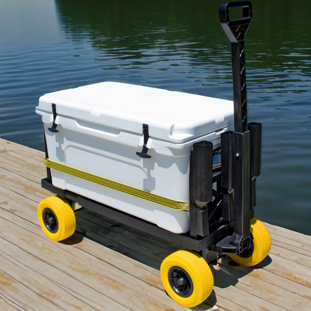 cooler and fishing cart