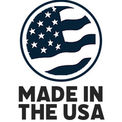 mighty max cart's made in usa badge