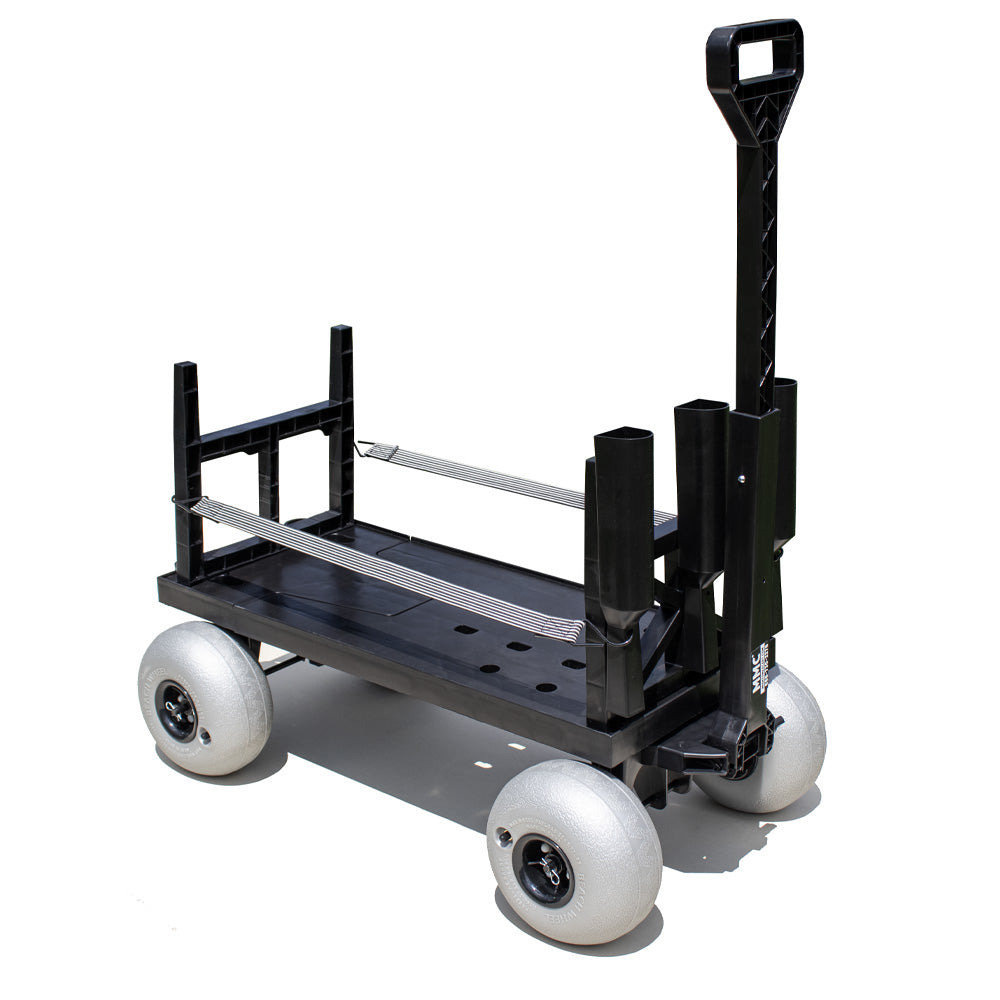best collapsible fishing cart Mighty Max Cart | Compact Outdoor Beach Sand Wagon/Fishing Cart - Ice Chest Dolly, Cooler Caddy Wheels