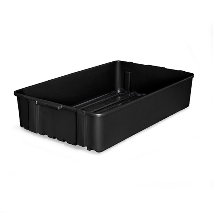 2.5 cu.ft. black poly dump tub