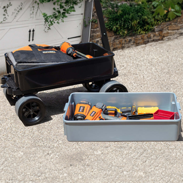 two-mighty-max-cart-poly-storage-tubs-on-wagon
