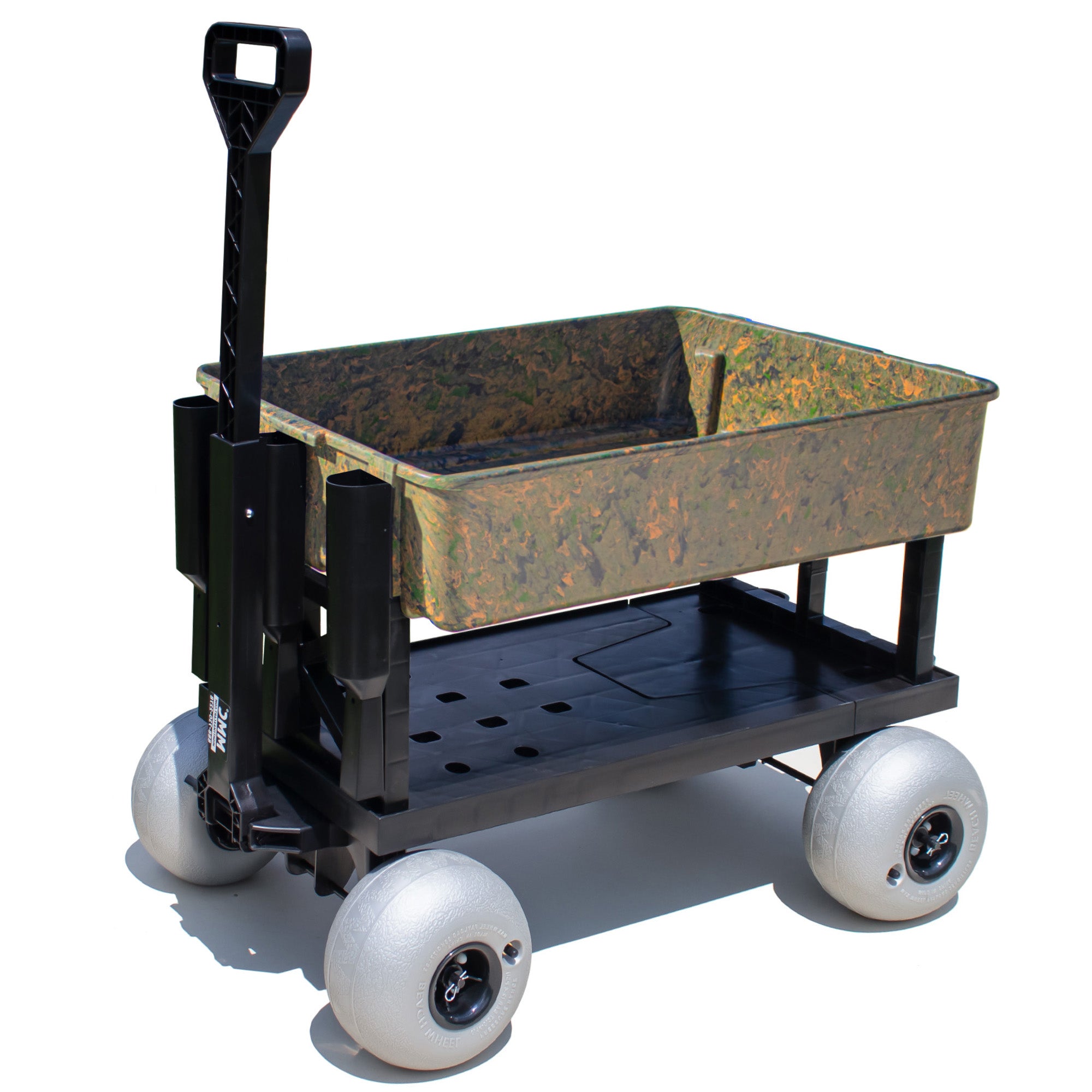 camo beach wagon cooler and fishing cart 